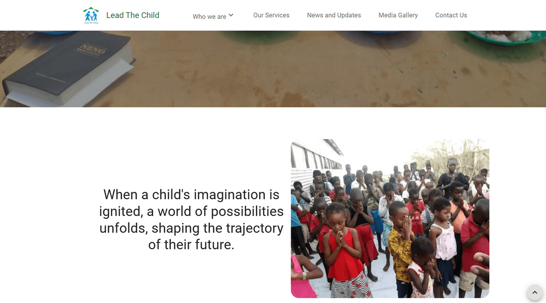 Lead the child